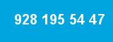 928 195 54 47